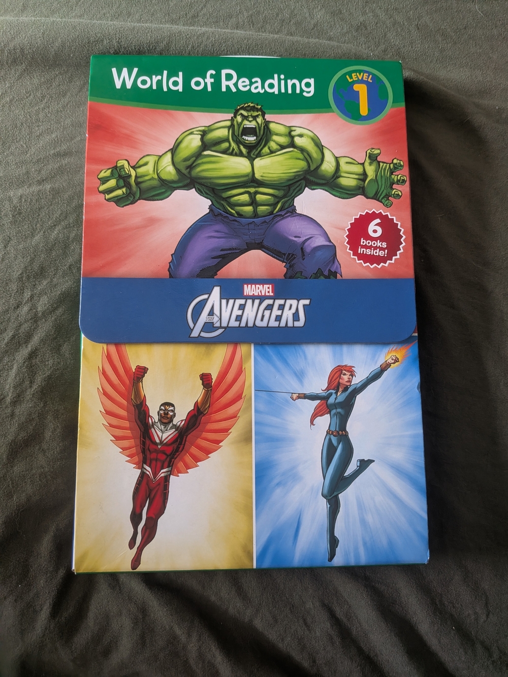 Marvel Avengers World of Reading Level 1 Beginner Reader (6 book set)